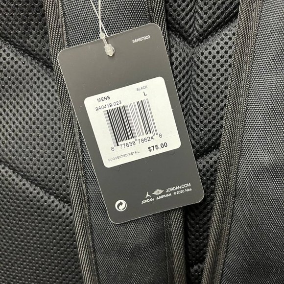 Nike Air Jordan 23 Chicago Bulls Jumpman Laptop Large Backpack Bag - Picture 6 of 8